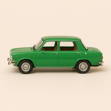 Photo professionnelle de la voiture miniature Simca 1006 Verte De 1977 - Image clean haute qualité