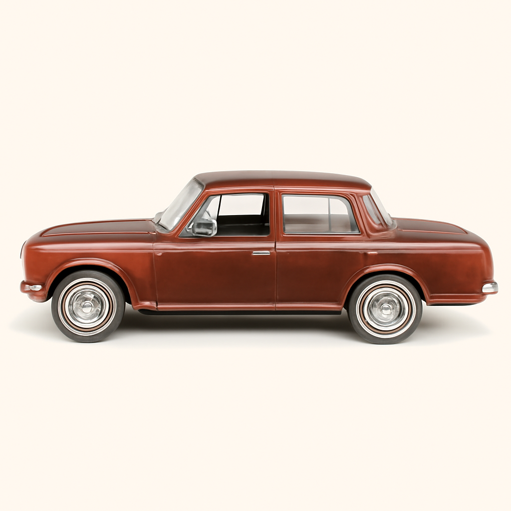 Simca 1300 Bordeaux Farbe von 1963