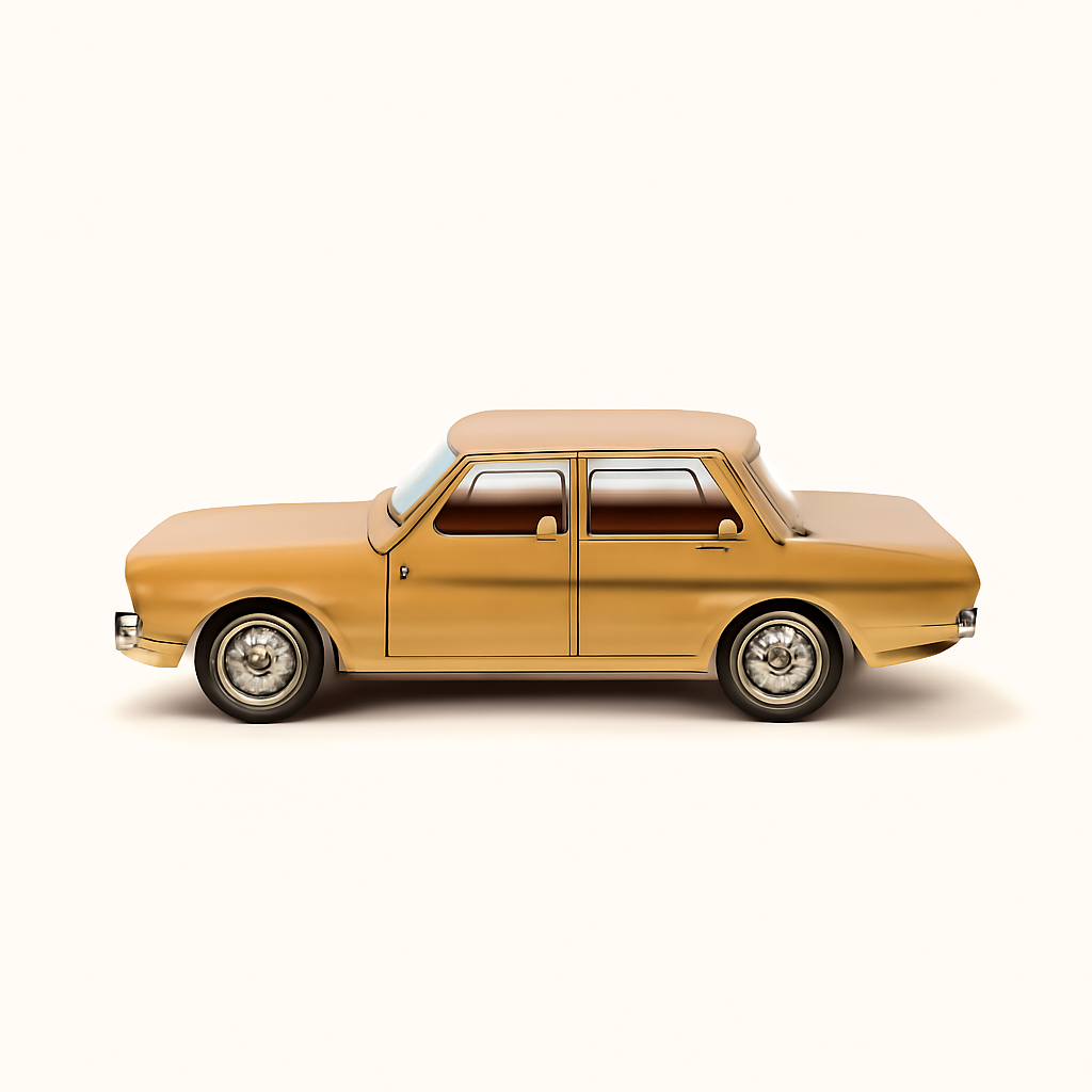 SIMCA 1301S Ockerfaarf vun 1972