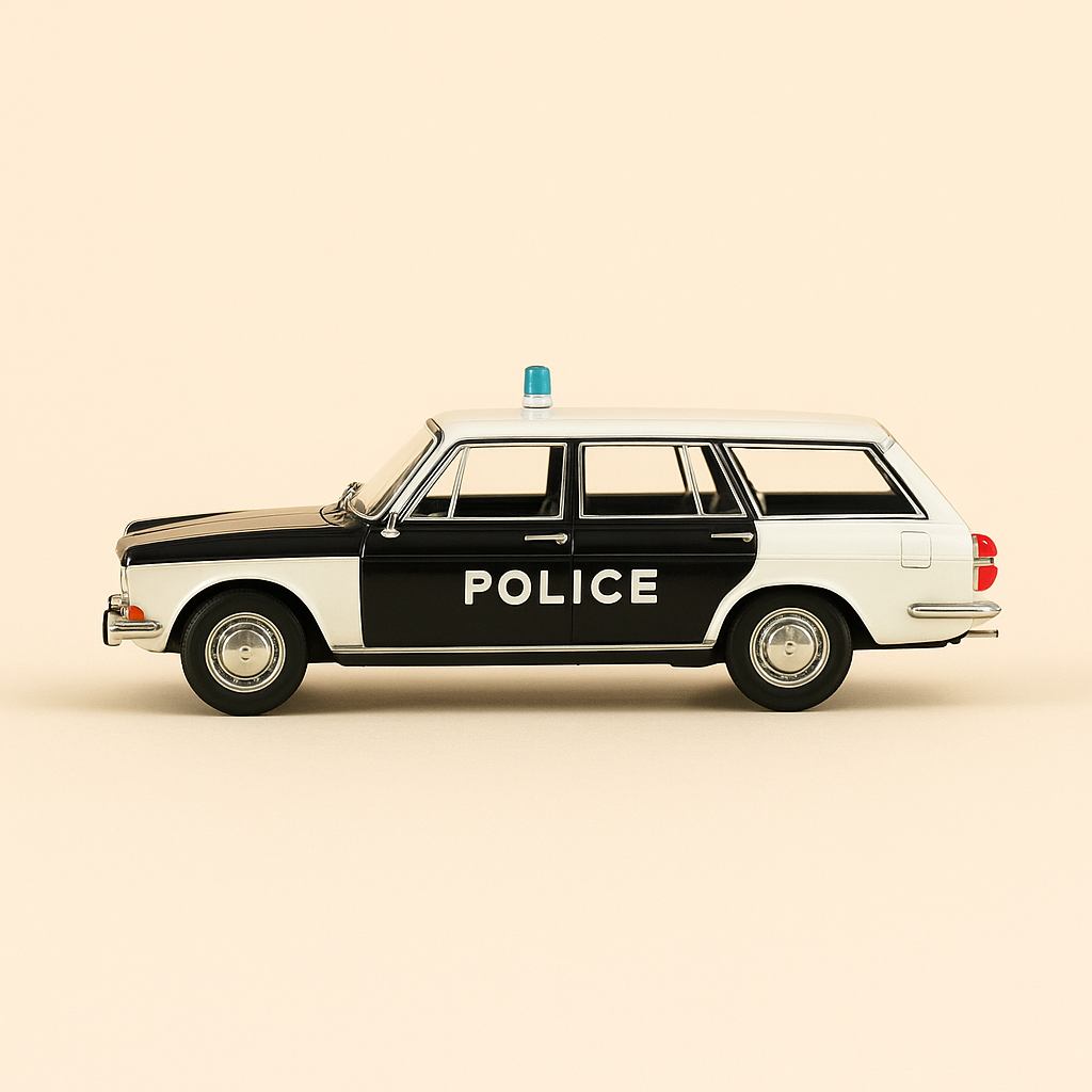 Simca 1501 schwaarz-wäisse Kombi POLICE 1969