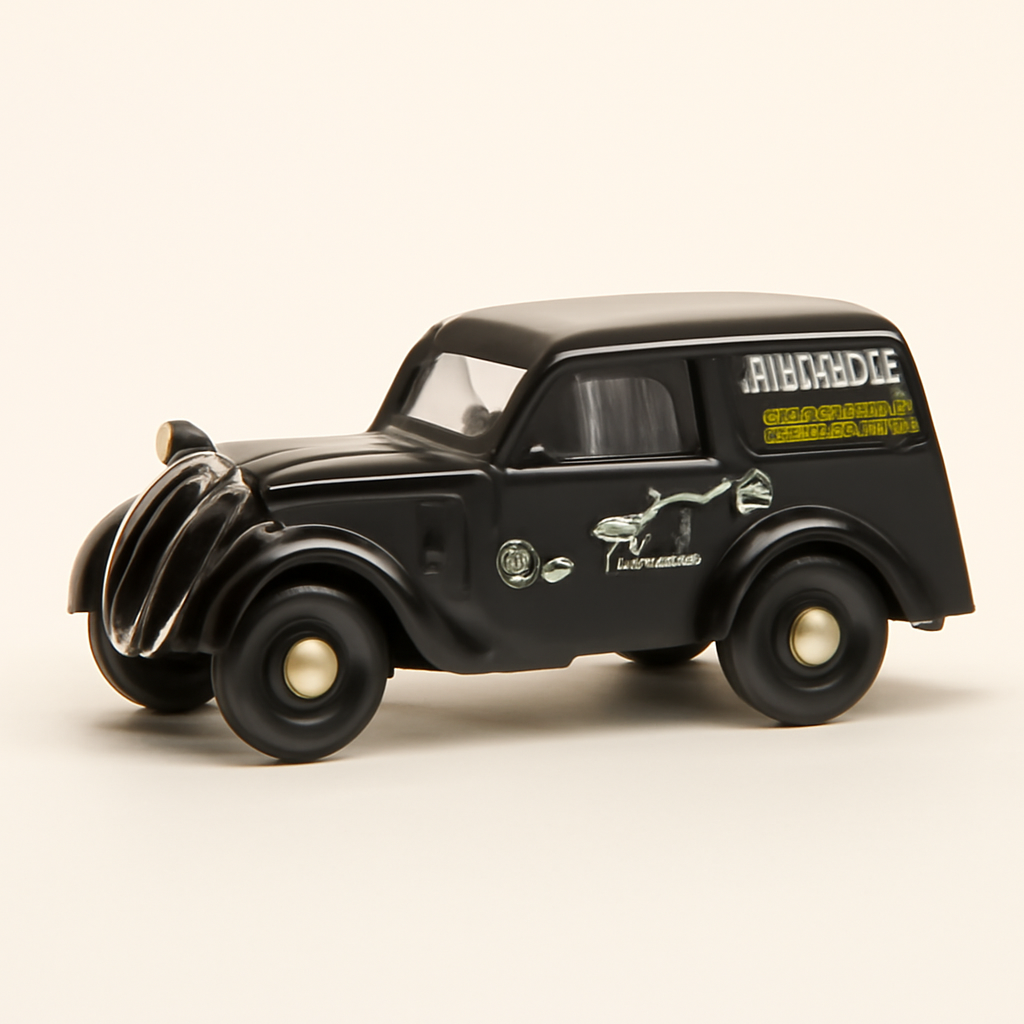 Furgoneta negra SIMCA 5 de 1936
