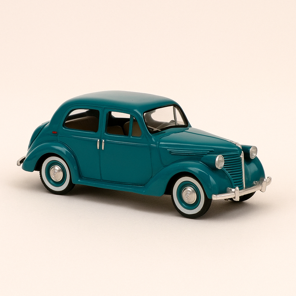 Blue Simca 8 1200 from 1950 (Norev)