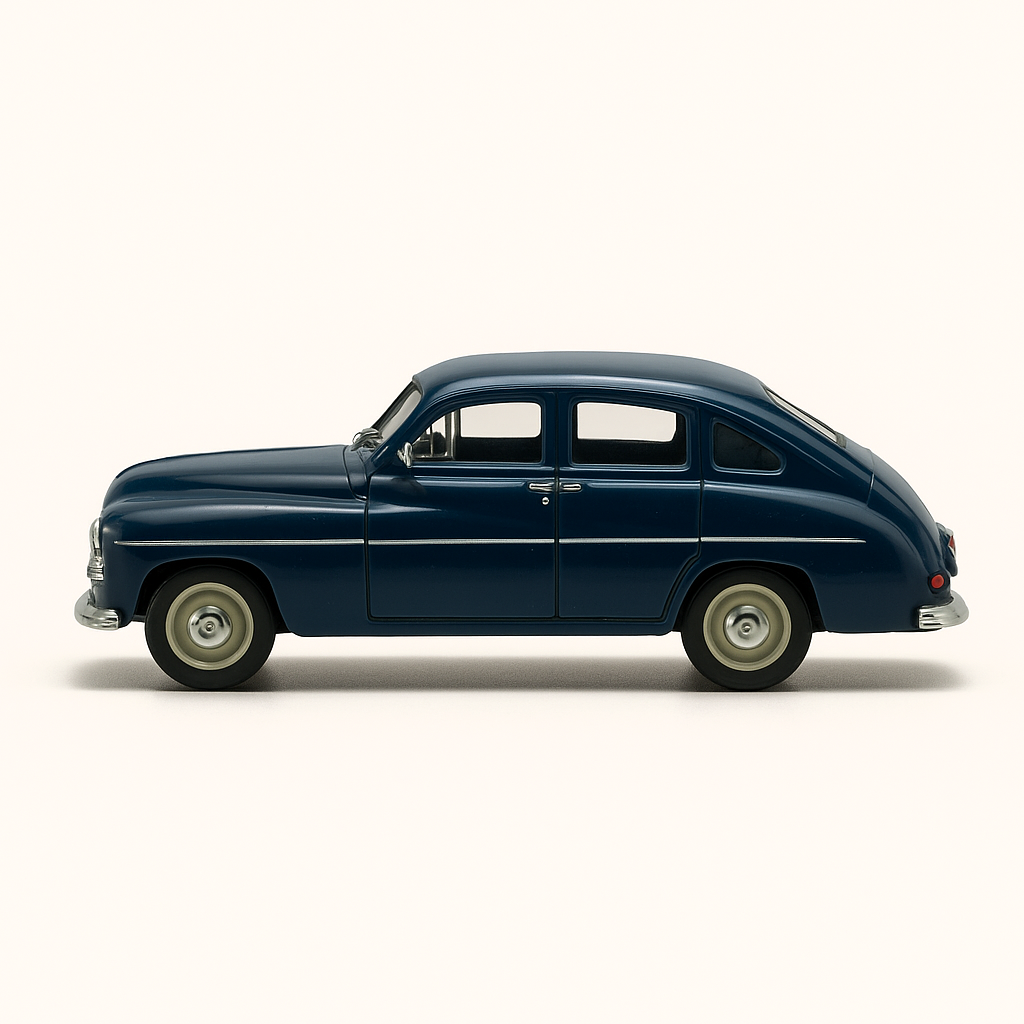 Simca Bee (azul/gris oscuro) de 1955