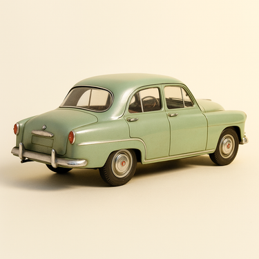 Photo professionnelle de la voiture miniature Simca Aronde Grand Large - Image clean haute qualité