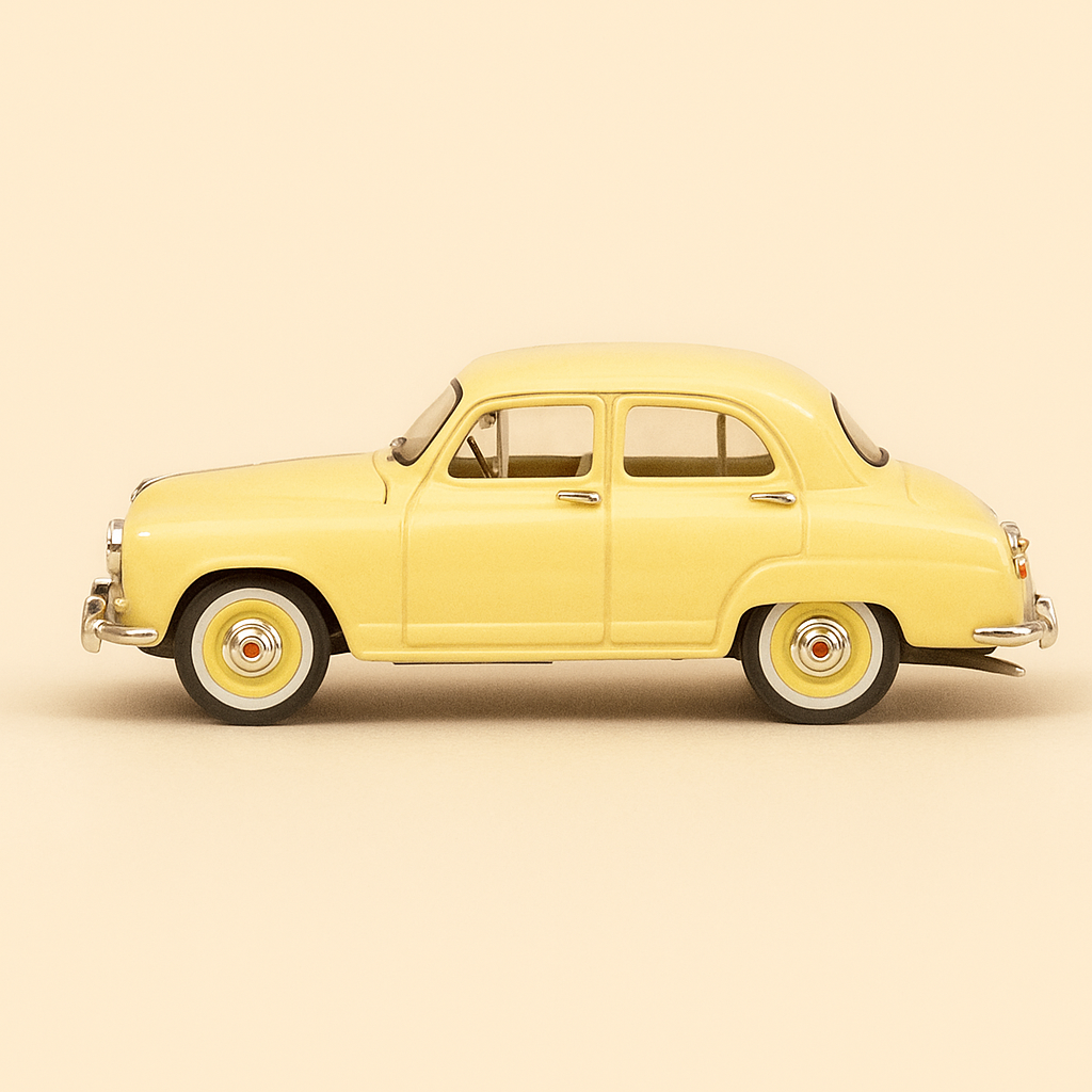 Simca Aronde amarillo de 1954