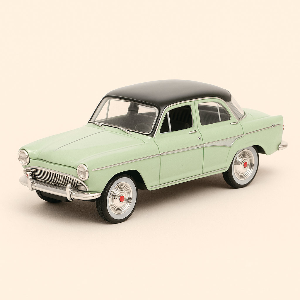 SIMCA Aronde P60 Monthléry verde de 1959