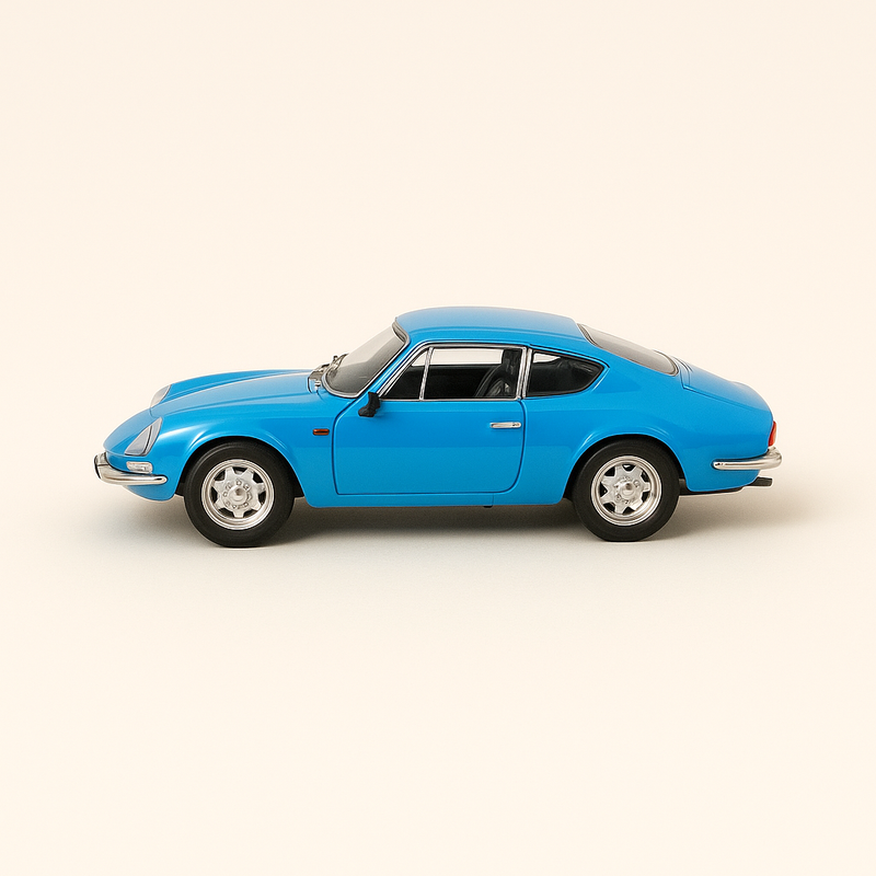 SIMCA CG 1300 niebieskie coupé z 1973 roku