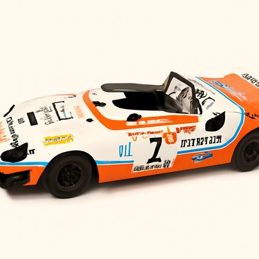 Photo professionnelle de la voiture miniature Simca Cg Proto Mc Spider De 1972 - Image clean haute qualité