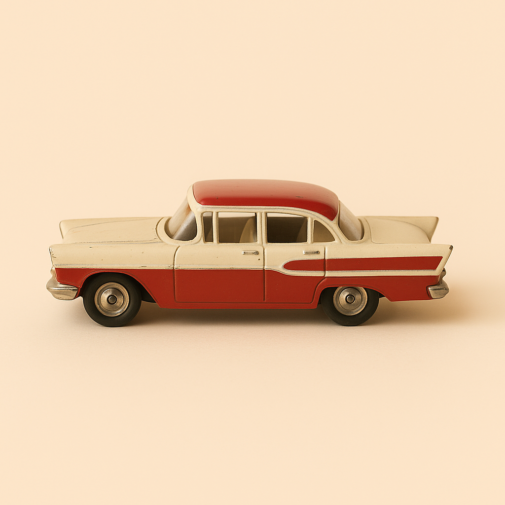 Simca Chambord beżowy i czerwony Dinky-Toys (Editions Atlas)