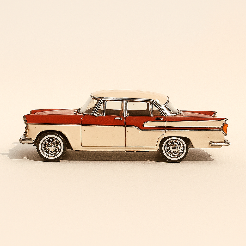 Simca Chambord burdeos y beige de 1958 (referencia Solido 4561)