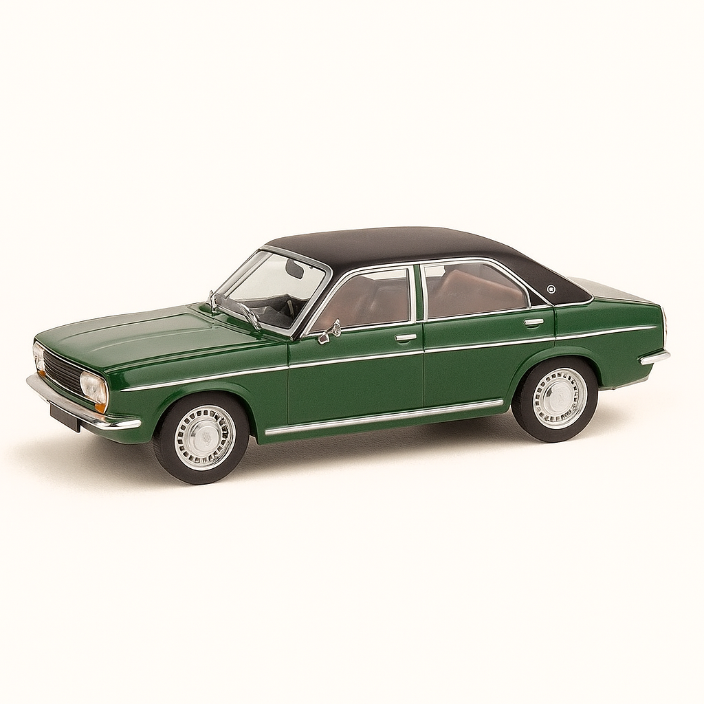 Chrysler SIMCA 1974 de 2 litros, verde con techo negro