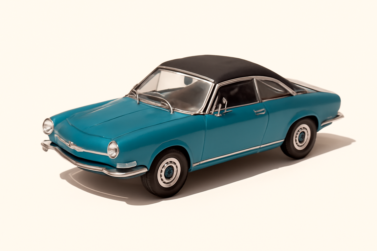 Blue SIMCA Coupé 1200S aus 1971