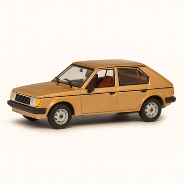 Photo professionnelle de la voiture miniature Simca Horizon Beige Marron De 1978 - Image clean haute qualité