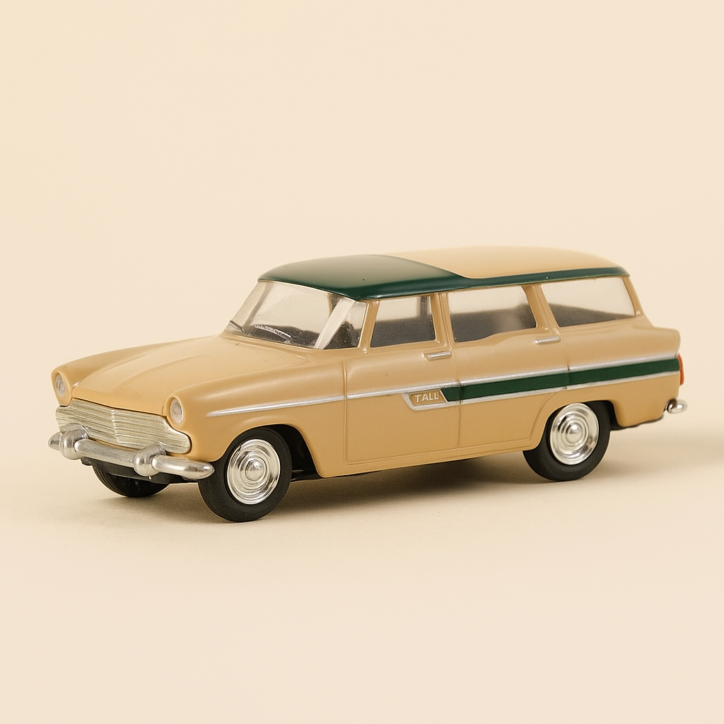 Simca Marly beige y verde