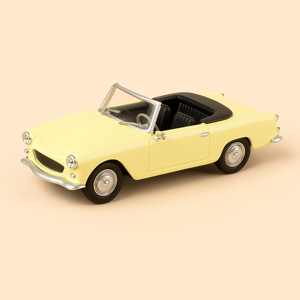 SIMCA Oceane amarillo pálido de 1958