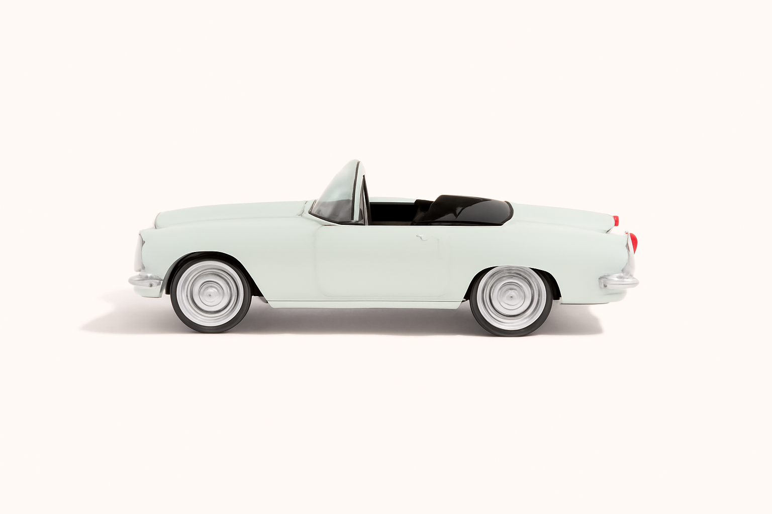 SIMCA Océane convertible de 1958 en color blanco roto/crema