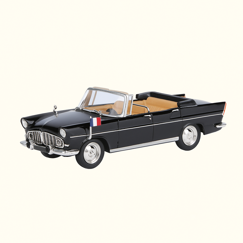 Black Simca Présidence aus 1960