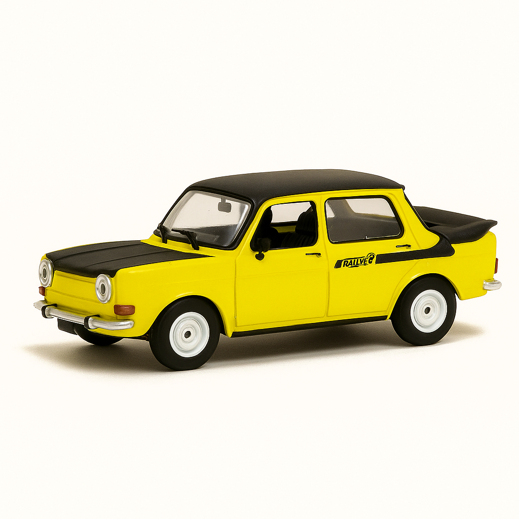 Simca Rallye 2 negro y amarillo de 1974
