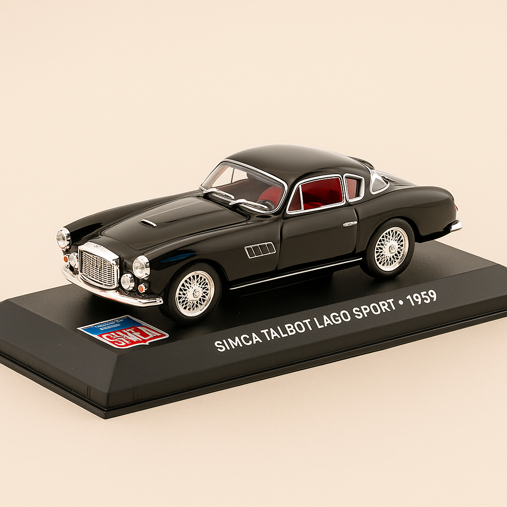 SIMCA TALBOT LAGO deportivo negro de 1959