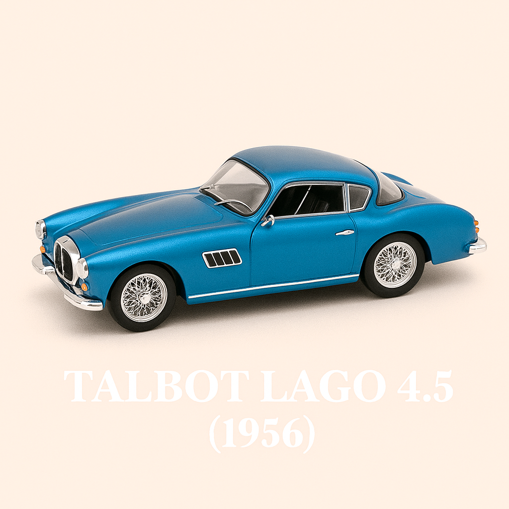 Talbot Lago 4.5 blue from 1956