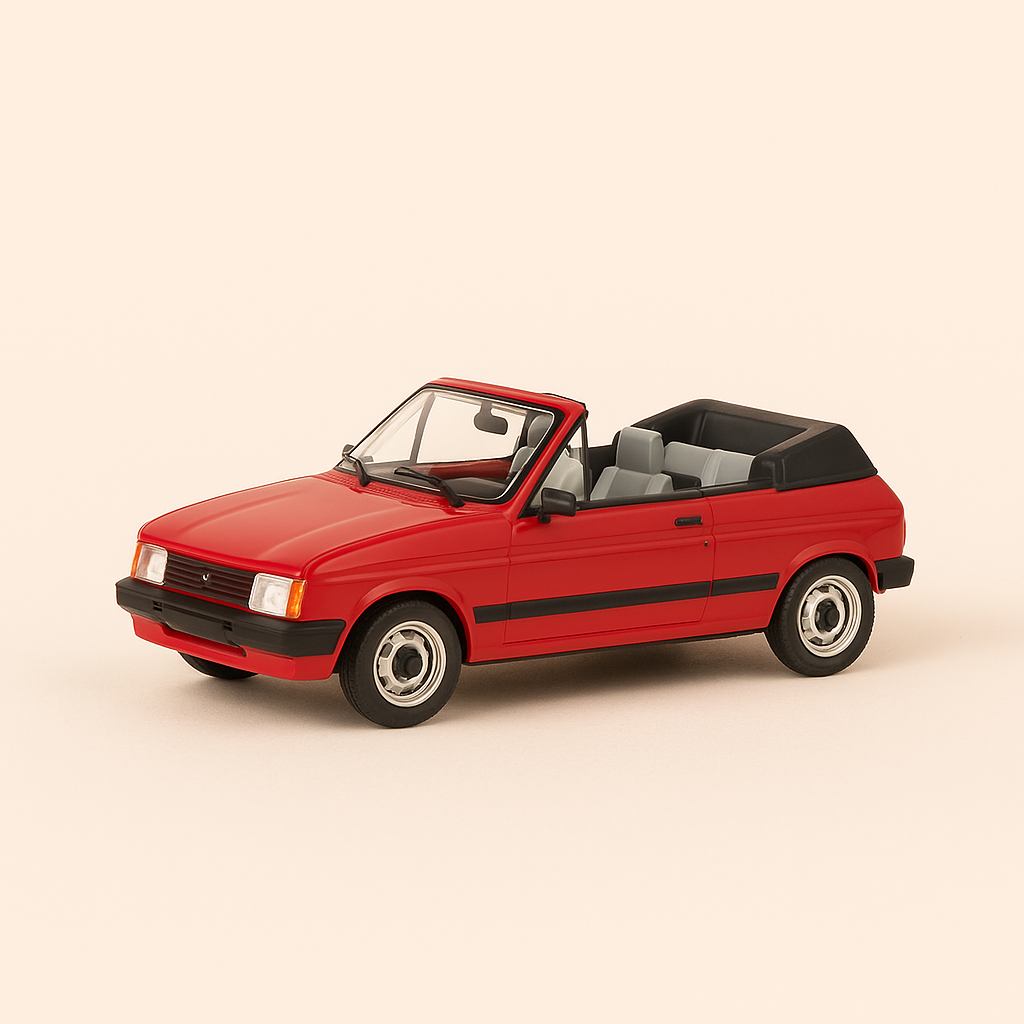 Talbot Samba convertible rojo de 1983