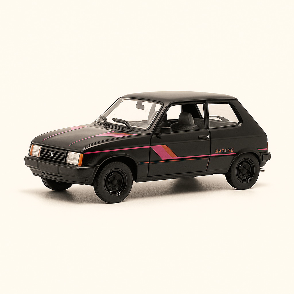 Talbot Samba Rally negro y rosa de 1984