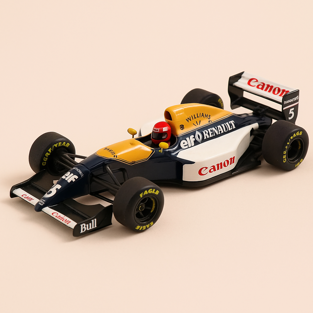Williams FW15C blo, giel a wäiss Nummer 2 vun 1993 (Formel 1)