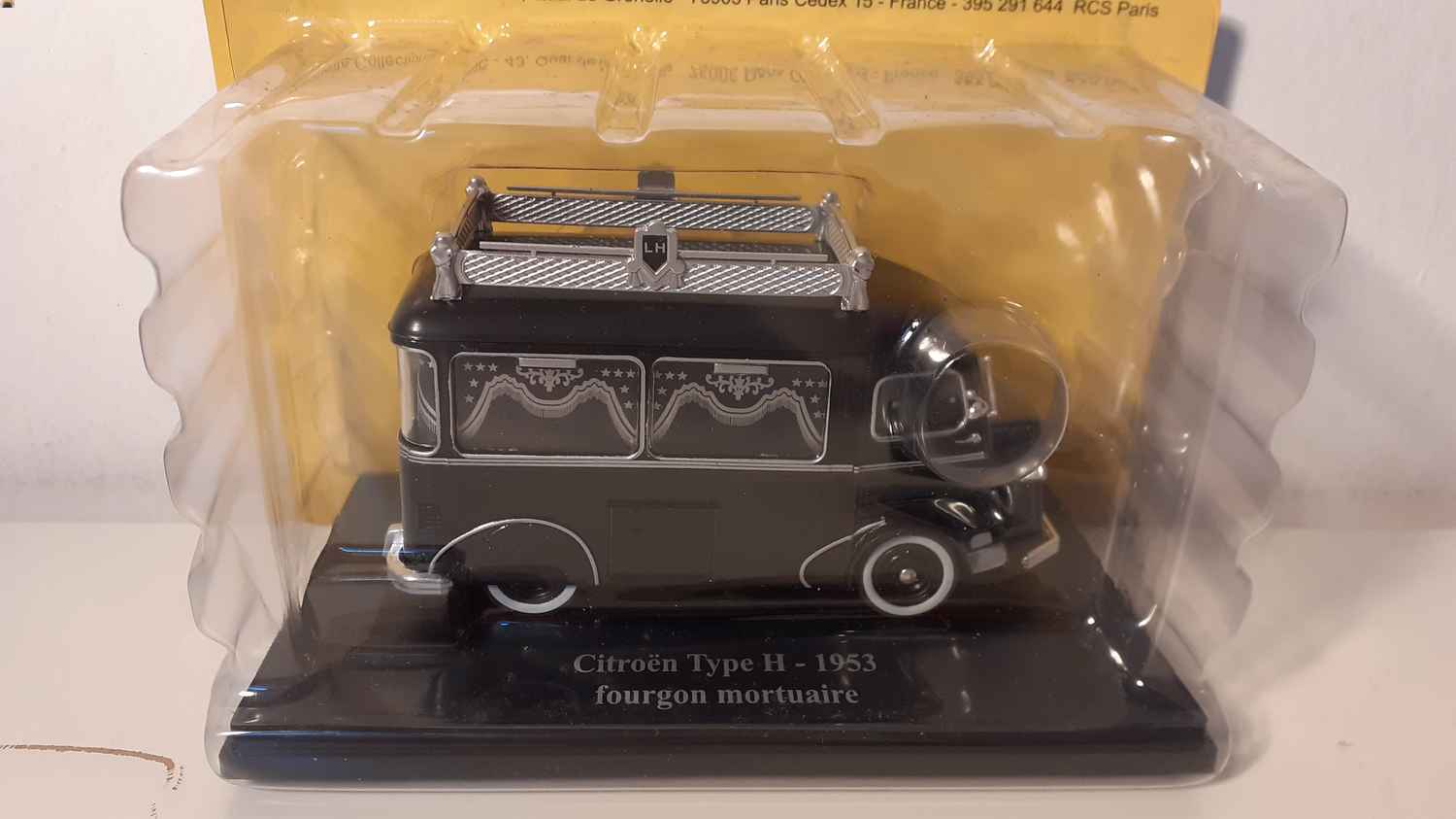 Schwaarze Citroën Typ H Mortuary Van vun 1953