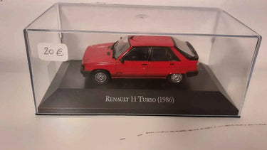 Voitures Miniatures Renault 11 turbo rouge de 1986 - Bernard Miniatures