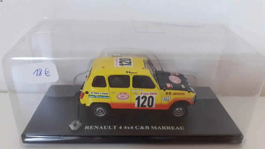 Voitures Miniatures Renault 4 4x4 C&B Marreau - Bernard Miniatures