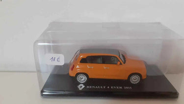 Voitures Miniatures Renault 4 Ever 2011 orange - Bernard Miniatures