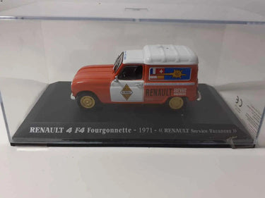 Voitures Miniatures Renault 4 F4 Fourgonnette de 1971 services vacances - Bernard Miniatures