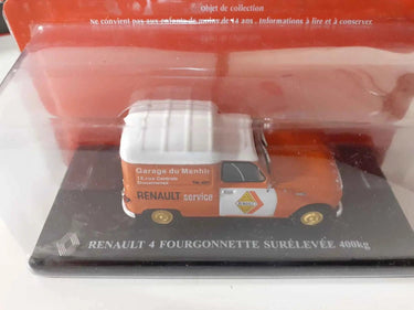Voitures Miniatures Renault 4 Fourgonnette "Renault services" surélevée 400 Kg - Bernard Miniatures