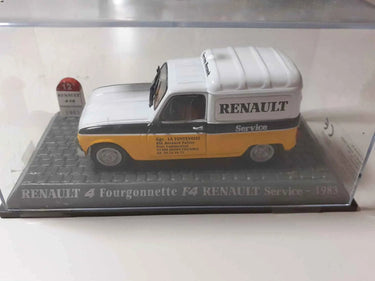 Voitures Miniatures Renault 4 fourgonnette F4 "Renault service" de 1983 - Bernard Miniatures