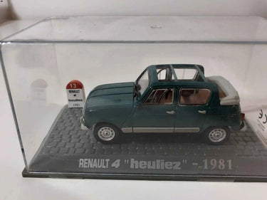 Voitures Miniatures Renault 4 verte Heuliez de 1981 - Bernard Miniatures