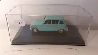 Voitures Miniatures Renault 4L verte (boite plexi) - Bernard Miniatures