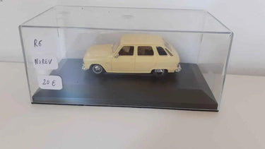 Voitures Miniatures Renault 6 jaune crème - Bernard Miniatures