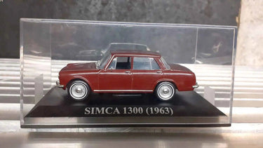 Voitures Miniatures SIMCA 1300 couleur bordeaux de 1963 - Bernard Miniatures