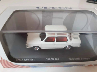 Voitures Miniatures Simca 1000 blanche de 1967 - Bernard Miniatures