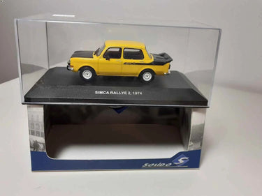 Voitures Miniatures Simca 1000 rallye 2 jaune et noire de 1974 - Bernard Miniatures