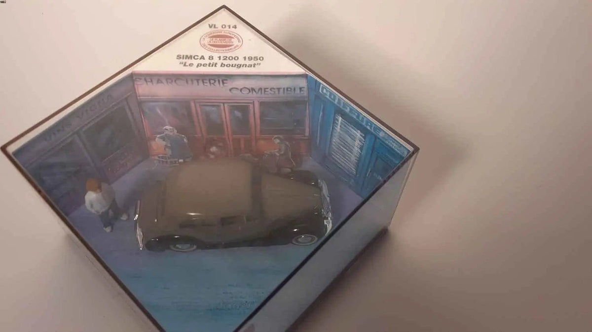 Voitures Miniatures Simca 8 1200 de 1950 marron foncé - Bernard Miniatures