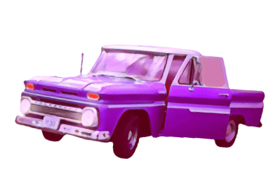 Voiture Miniature Violette 